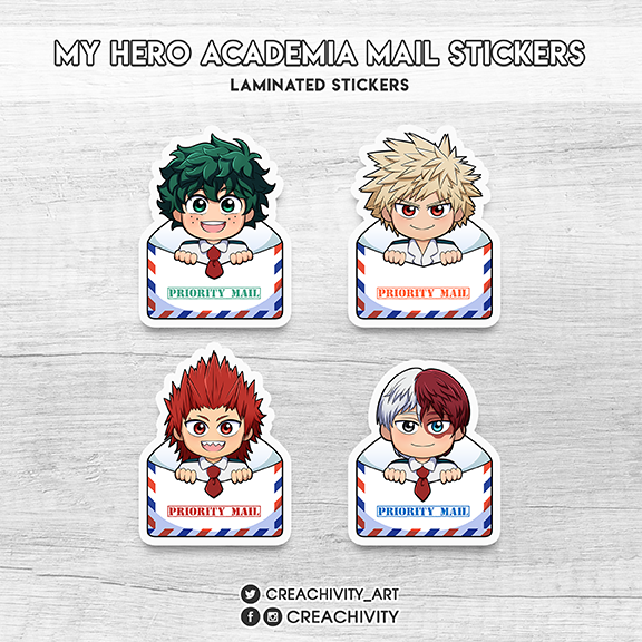 Bnha sticker deals