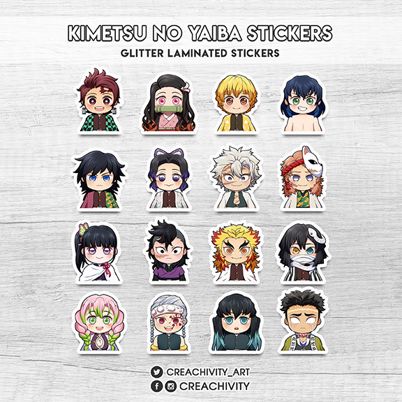 Demon Slayer / Kimetsu no Yaiba Sticker Set - Cosplay.ph