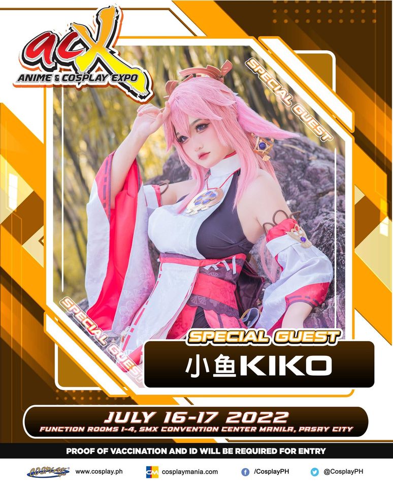 Anime and Cosplay Expo 2022 Official Poster Revealed  Cosplayph