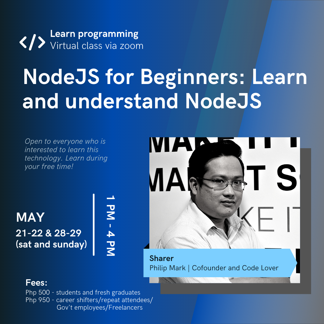 Nodejs For Beginners Learn And Understand Nodejs Cosplay Ph