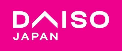 DAISO JAPAN NEW LOGOo pink frame 2 line (Large)